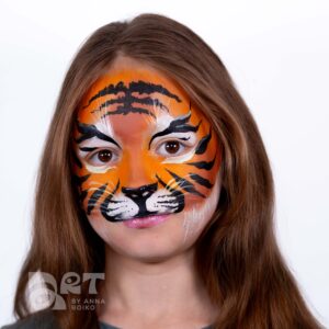 Face painting tiger full-face mask