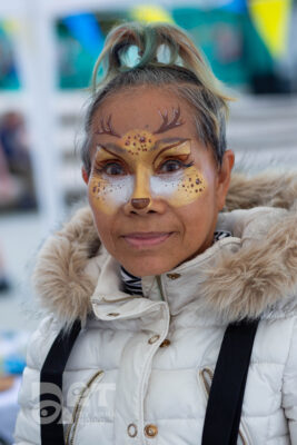 Reindeer face painting by Anna Boiko