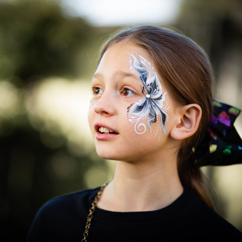 Festival eye face painting by Anna Boiko