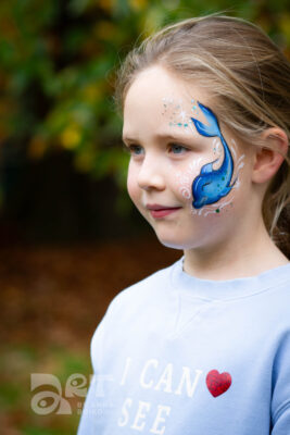 Face painting, Dolphin, by Anna Boiko
