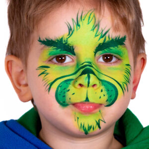Face painting Grinch
